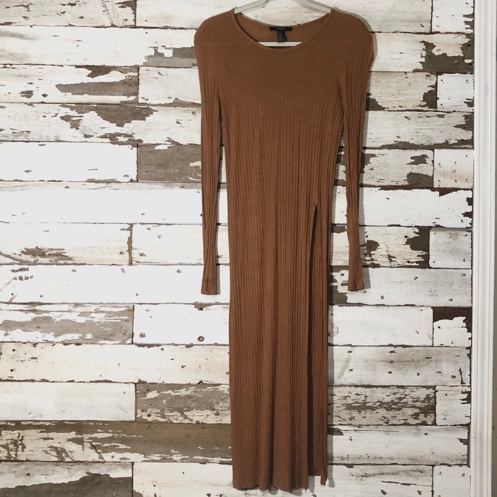 F21 Long Sleeve Blouse w/ Slit